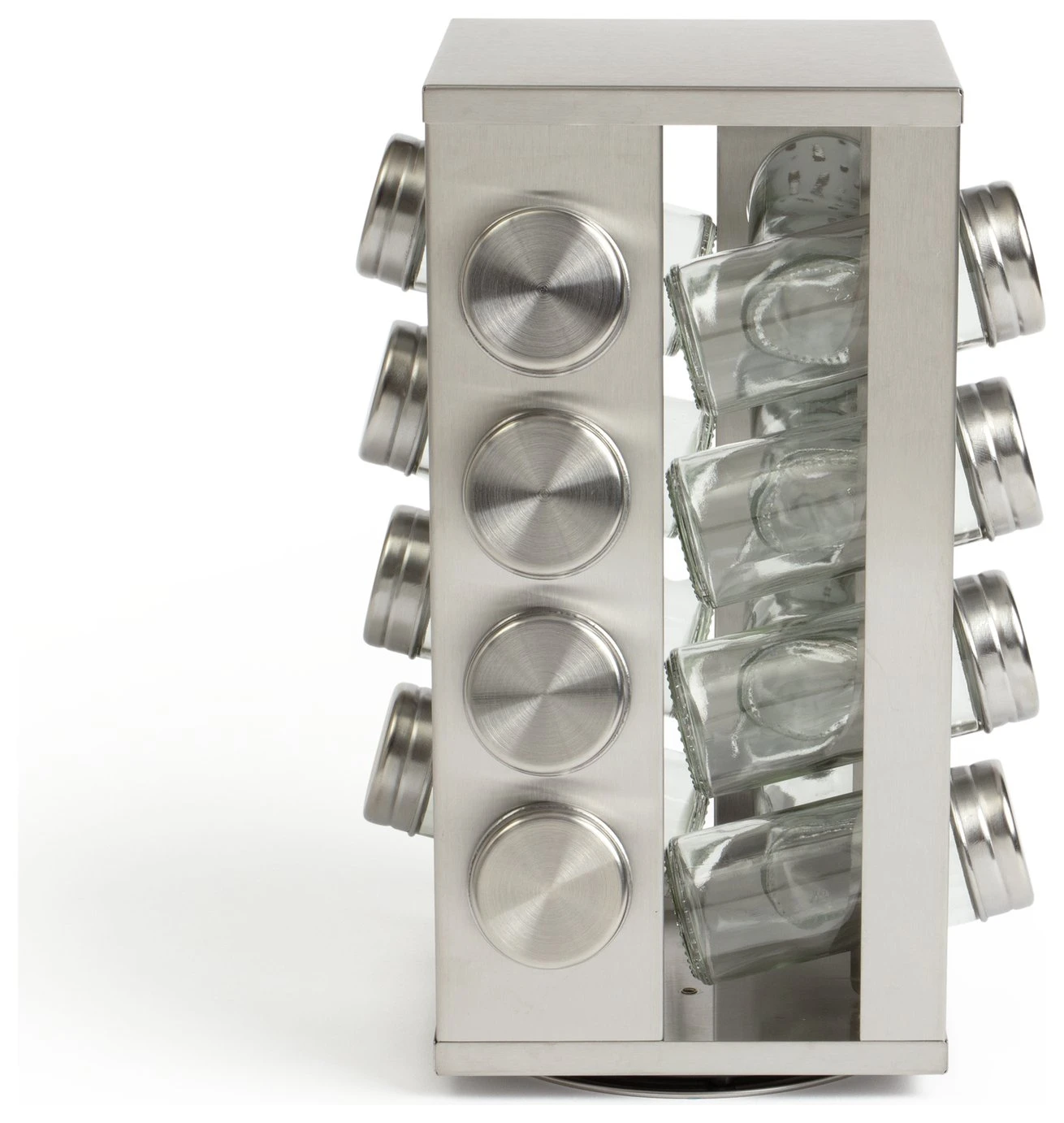 Habitat 16 Jar Stainless Steel Revolving Spice Rack 5 Habitat 16 Jar Stainless Steel Revolving Spice Rack - Image 3