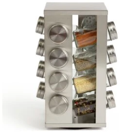 Habitat 16 Jar Stainless Steel Revolving Spice Rack 11 Habitat 16 Jar Stainless Steel Revolving Spice Rack -Habitat 9491153 R Z004A