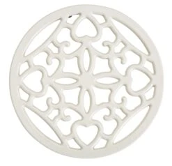 Habitat Cast Iron Trivet - Cream -Habitat 9492176 R Z002A