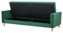 Habitat Brooks Clic Clac Storage Fabric Sofa Bed - Green -Habitat 9504466 R Z008A