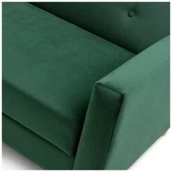 Habitat Brooks Clic Clac Storage Fabric Sofa Bed - Green -Habitat 9504466 R Z009A