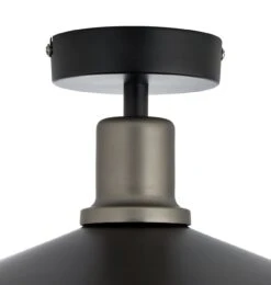 Habitat Pixie Flush To Ceiling Light - Black -Habitat 9505623 R Z002A