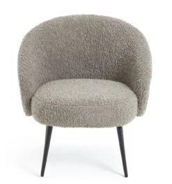 Habitat Ash Boucle Accent Chair - Grey