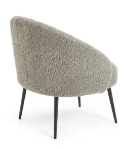 Habitat Ash Boucle Accent Chair - Grey -Habitat 9515510 R Z003A