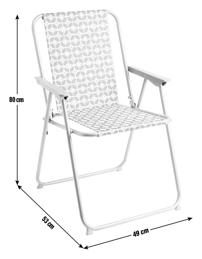 Habitat Folding Garden Chair - Blue 6 Habitat Folding Garden Chair - Blue - Image 4