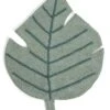 Habitat Kids Leaf Shaped Rug - Green - 80x110cm -Habitat 9517367 R Z001A