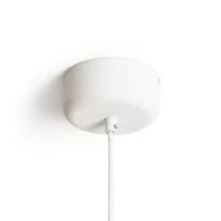 Habitat Pavo Metal LED Pendant Light - White -Habitat 9518971 R Z003A