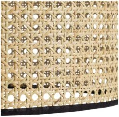 Habitat Ashi Rattan 40cm Shade - Natural & Black -Habitat 9519602 R Z003A