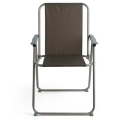 Habitat Folding Metal Garden Chair - Charcoal -Habitat 9519932 R Z002A