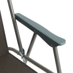 Habitat Folding Metal Garden Chair - Charcoal -Habitat 9519932 R Z003A