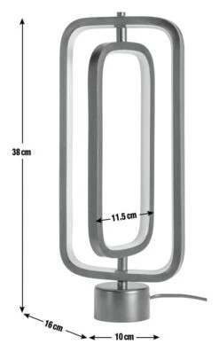 Habitat Sio Metal LED Table Lamp - Black 11 Habitat Sio Metal LED Table Lamp - Black -Habitat 9520024 R E001