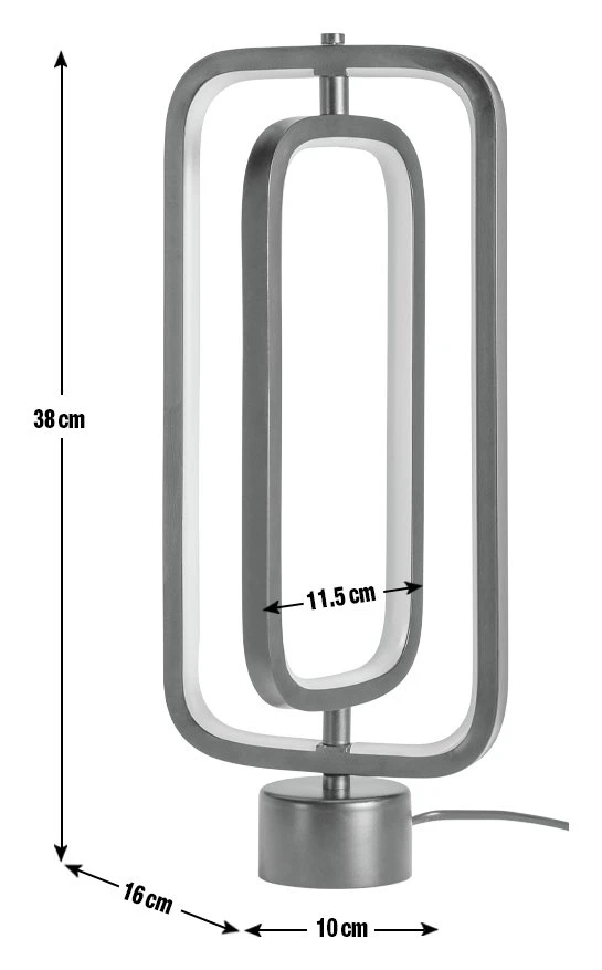 Habitat Sio Metal LED Table Lamp - Black 4 Habitat Sio Metal LED Table Lamp - Black - Image 3