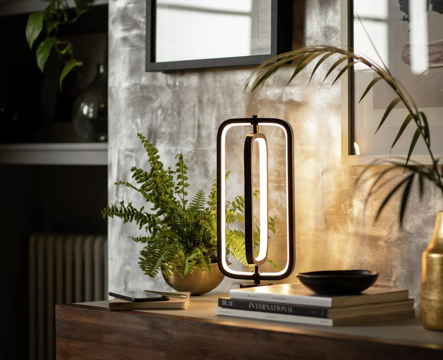 Habitat Sio Metal LED Table Lamp - Black 2 Habitat Sio Metal LED Table Lamp - Black