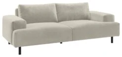 Habitat Julien Velvet 3 Seater Sofa - Natural -Habitat 9520127 R Z008A