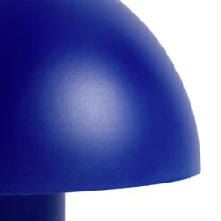 Habitat Ngami Mushroom Aluminium LED Touch Table Lamp - Blue -Habitat 9521535 R Z002A