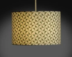 Habitat Cabin Retreat 30cm Block Shade - Green And White -Habitat 9523928 R Z002C