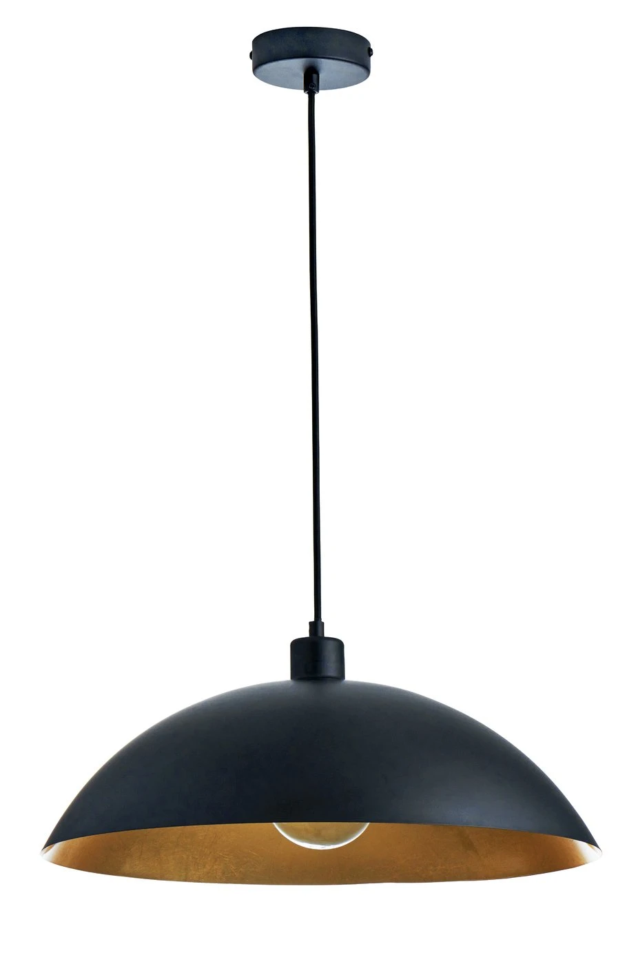 Habitat Yuno Leaf Pendant Shade - Black And Gold 4 Habitat Yuno Leaf Pendant Shade - Black And Gold - Image 2