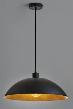 Habitat Yuno Leaf Pendant Shade - Black And Gold 11 Habitat Yuno Leaf Pendant Shade - Black And Gold -Habitat 9524257 R Z002C