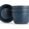 Habitat Addison Set Of 4 Stoneware Cereal Bowl - Blue -Habitat 9525201 R Z001A