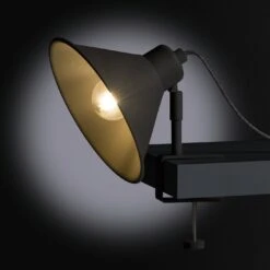 Habitat Loft Industrial Clamp Light - Charcoal -Habitat 9526190 R Z001C