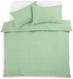 Habitat Reset Seersucker Sage Green Bedding Set - Single 10 Habitat Reset Seersucker Sage Green Bedding Set - Single -Habitat 9526554 R Z002A