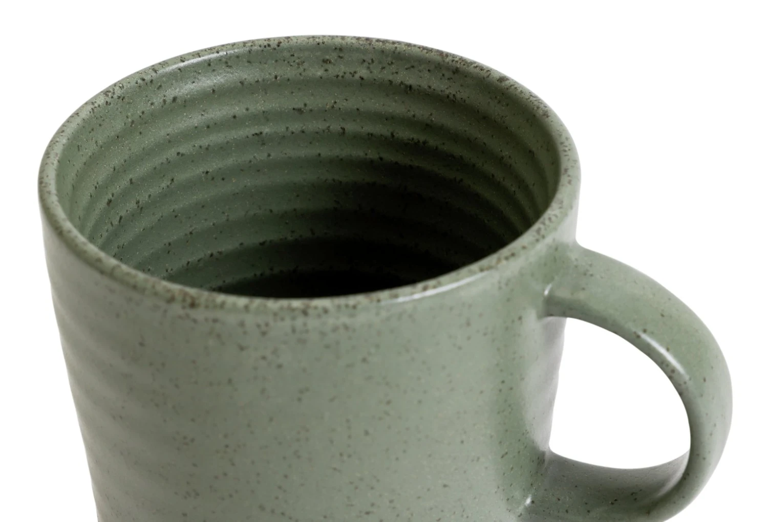 Habitat Textured Ripple Set Of 4 Mugs - Sage 7 Habitat Textured Ripple Set Of 4 Mugs - Sage - Image 5