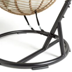 Habitat Dove Rattan Effect Hanging Egg Chair - Natural -Habitat 9530904 R Z005A