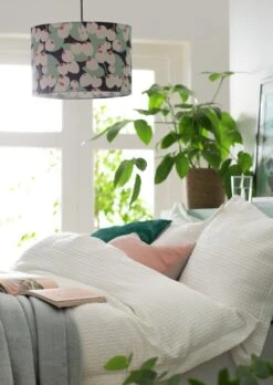 Habitat Cruz Scandi Printed 30cm Drum Shade -Habitat 9532287 R Z002C