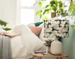 Habitat Cruz Scandi Printed 30cm Drum Shade -Habitat 9532287 R Z003C