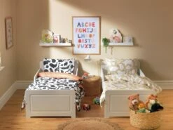 Habitat Kids Pure Cotton Twin Pack Bedding Set - Toddler -Habitat 9536551 R Z007A