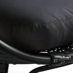 Habitat Kora Rattan Effect Garden Egg Chair - Black -Habitat 9539060 R Z004A