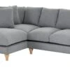 Habitat Carrie Fabric Left Hand Corner Chaise Sofa - Grey -Habitat 9539084 R Z001A