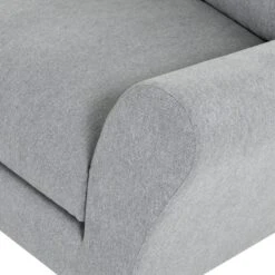 Habitat Carrie Fabric Left Hand Corner Chaise Sofa - Grey -Habitat 9539084 R Z009A