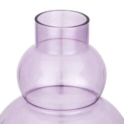 Habitat Bubble Glass Vase - Lilac -Habitat 9542174 R Z003A