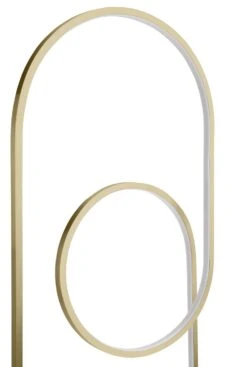 Habitat Pill LED Floor Lamp - Brushed Brass -Habitat 9542569 R Z005A
