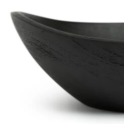 Habitat Mango Wood Serve Bowl - Black -Habitat 9544062 R Z002A
