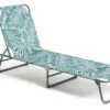 Habitat Global Leaf Folding Sun Lounger - Green -Habitat 9545047 R Z001A