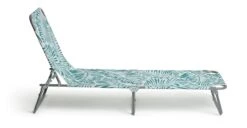 Habitat Global Leaf Folding Sun Lounger - Green -Habitat 9545047 R Z007A