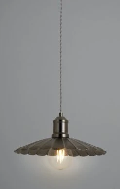 Habitat Pixie Pewter Metal Pendant Light - Nickel Finish -Habitat 9551835 R Z002C