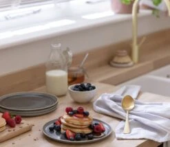 Habitat Evora 4 Piece Stoneware Side Plates - Green -Habitat 9554519 R Z001C