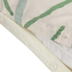 Habitat Cotton 180TC Maxi Leaf Green Bedding Set - Single -Habitat 9555374 R Z004A