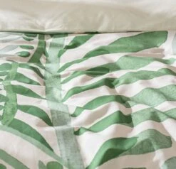 Habitat Cotton 180TC Maxi Leaf Green Bedding Set - Single -Habitat 9555374 R Z005A