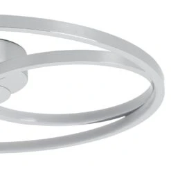 Habitat Pill Metal LED Flush Ceiling Light - Chrome -Habitat 9555628 R Z002A