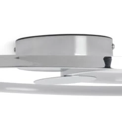 Habitat Pill Metal LED Flush Ceiling Light - Chrome -Habitat 9555628 R Z003A
