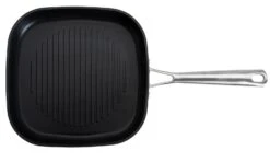 Habitat 24cm Anodised Aluminium Grill Pan - Black -Habitat 9556380 R Z005A