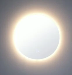 Habitat Circle Backlight LED Mirror - White -Habitat 9559246 R Z004A