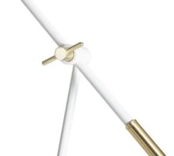 Habitat Vesper Cone Task Table Lamp - White & Gold -Habitat 9559648 R Z003A