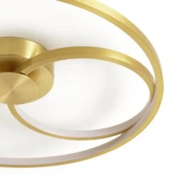 Habitat Pill Metal LED Flush Ceiling Light - Brushed Brass 9 Habitat Pill Metal LED Flush Ceiling Light - Brushed Brass -Habitat 9559851 R Z002A