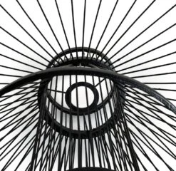 Habitat Wood 3 Tier Pendant Shade - Black -Habitat 9561007 R Z003A