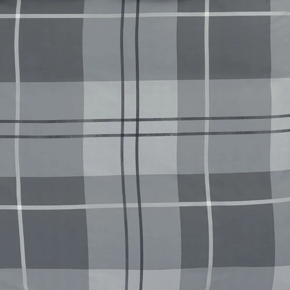 Habitat Check Charcoal Grey Bedding Set - Single 5 Habitat Check Charcoal Grey Bedding Set - Single - Image 3